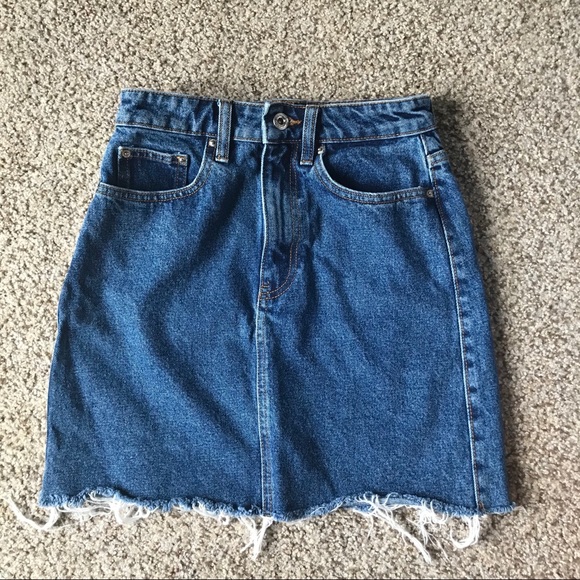 🌿Zara denim by TRF skirt - Picture 2 of 8